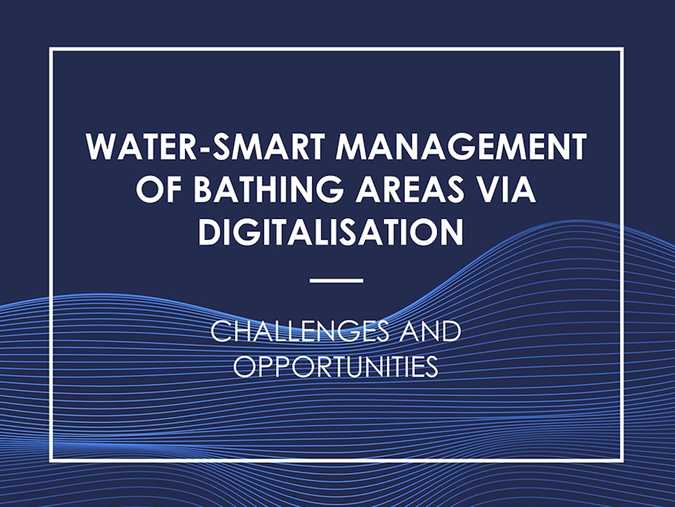 Workshop on the digitalisation of bathing water management